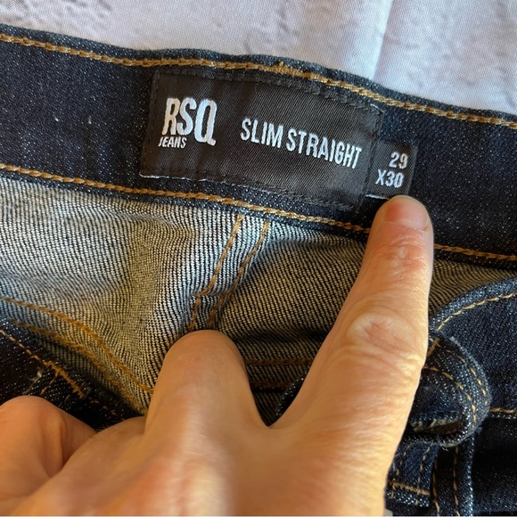 RSQ Slim Straight Jeans 29x30 Mens Teen Boys - Picture 2 of 10